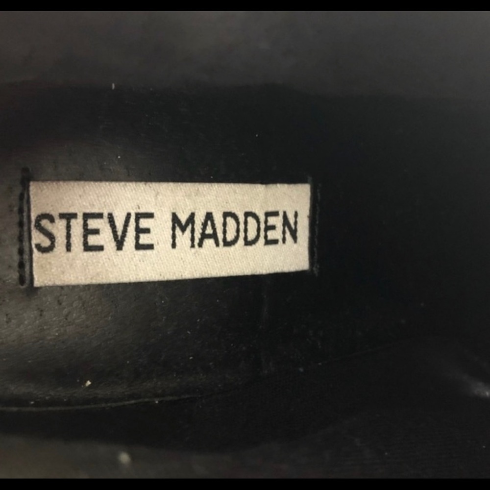 BOGO! Steve Madden Black Jayson Lace up Booties - Picture 5 of 5